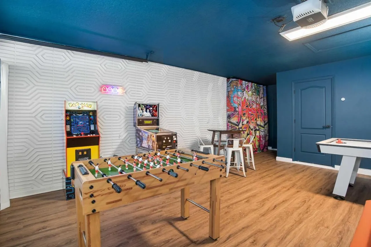 Vakantiehuis Davenport Vacation Home With Pool, Spa And Game Room! Four Corners